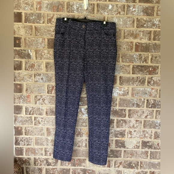 VERVE blues printed  straight leg w/ stretch Size 12 - Picture 1 of 12